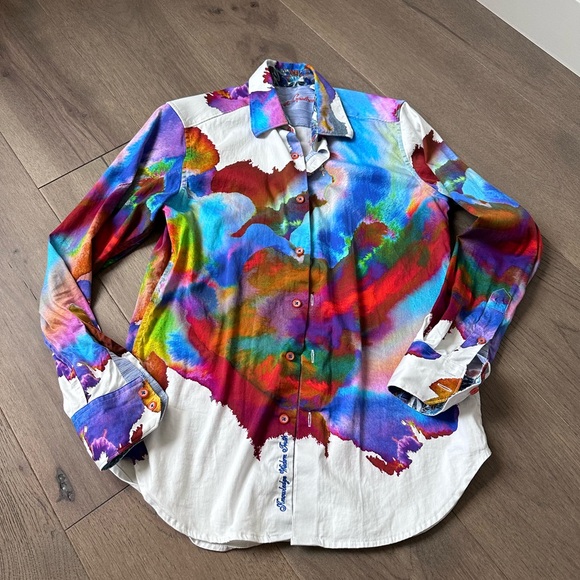 Robert Graham Other - Robert Graham, watercolor, long sleeve shirt